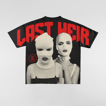 Heir to None" Graphic Tee – White