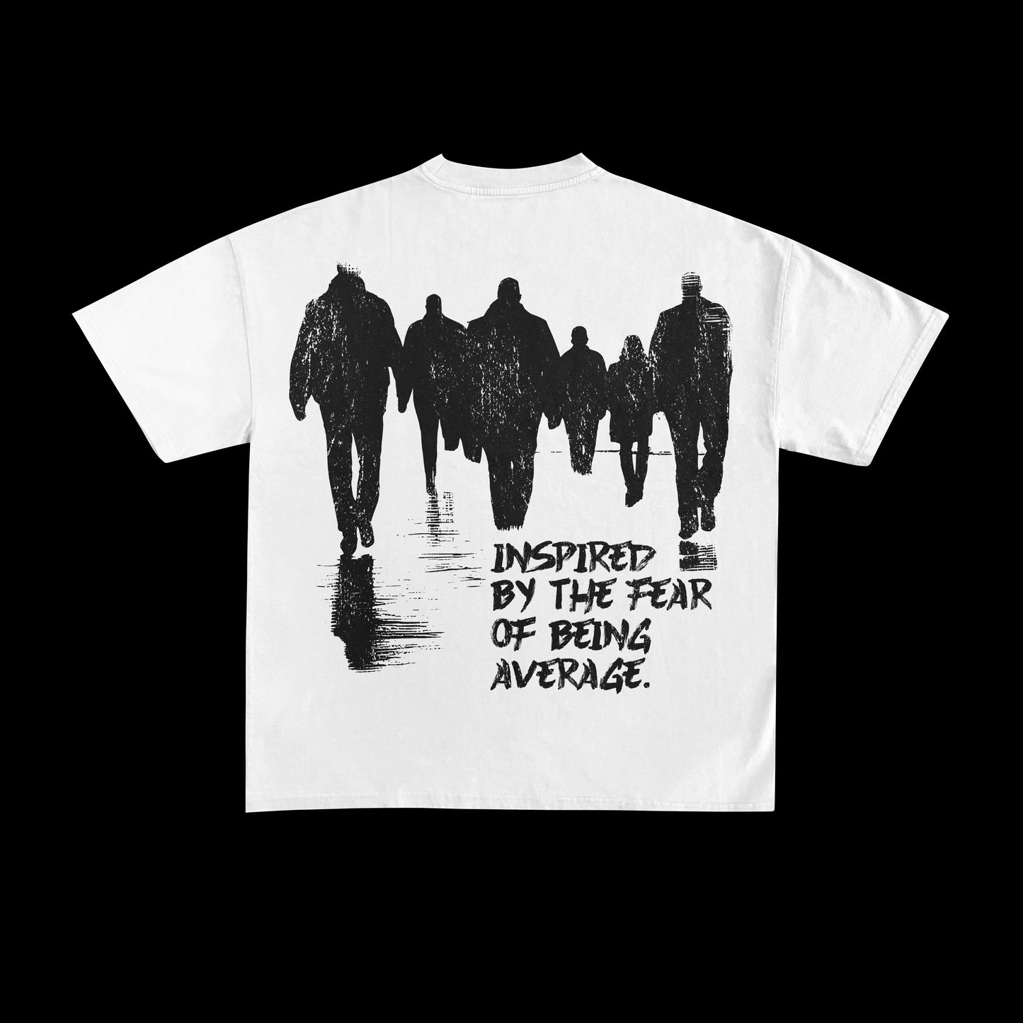"Fear of Average" Tee – Black