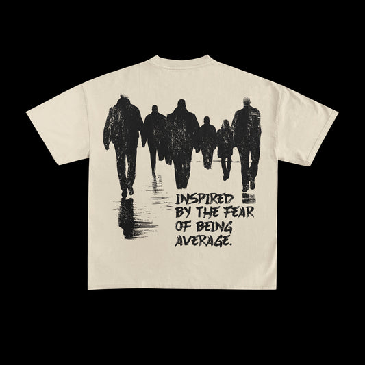 "Fear of Average" Tee – Black