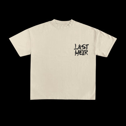 Heir to None" Graphic Tee – White