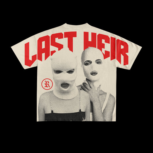 Heir to None" Graphic Tee – White